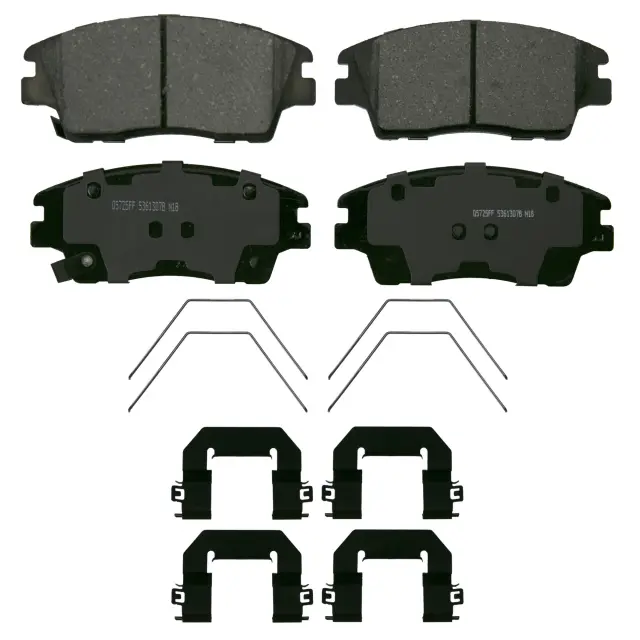 ZD1847 - Brakes &amp; Brake Parts: Wagner QuickStop ZD1847 Front Disc Brake Pad Set Ceramic for WAGNER BRAKE Image