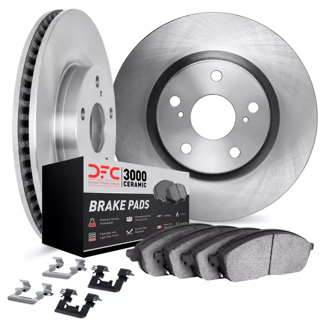 631273079 - Brakes &amp; Brake Parts: Disc Brake Pad and Rotor / Drum Brake Shoe and Drum Kit for DYNAMIC FRICTION Image