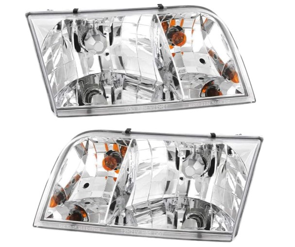 4W7Z13008A - Electrical: Headlamp Assembly for Ford Image