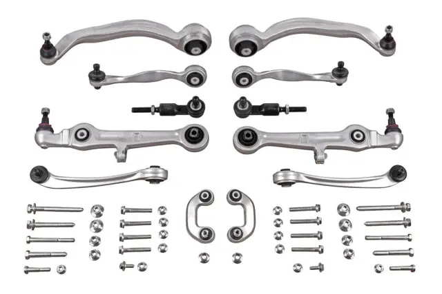 V103971 - Suspension &amp; Steering: Control/Trailing Arm Kit, wheel suspensi for Vaico Image