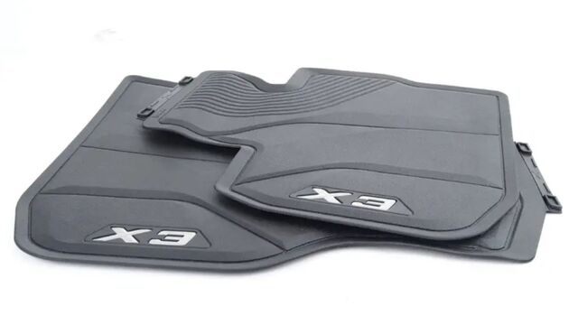 51472450511 - : X3 All Weather Rubber Floor Mats, Front Set for BMW Image
