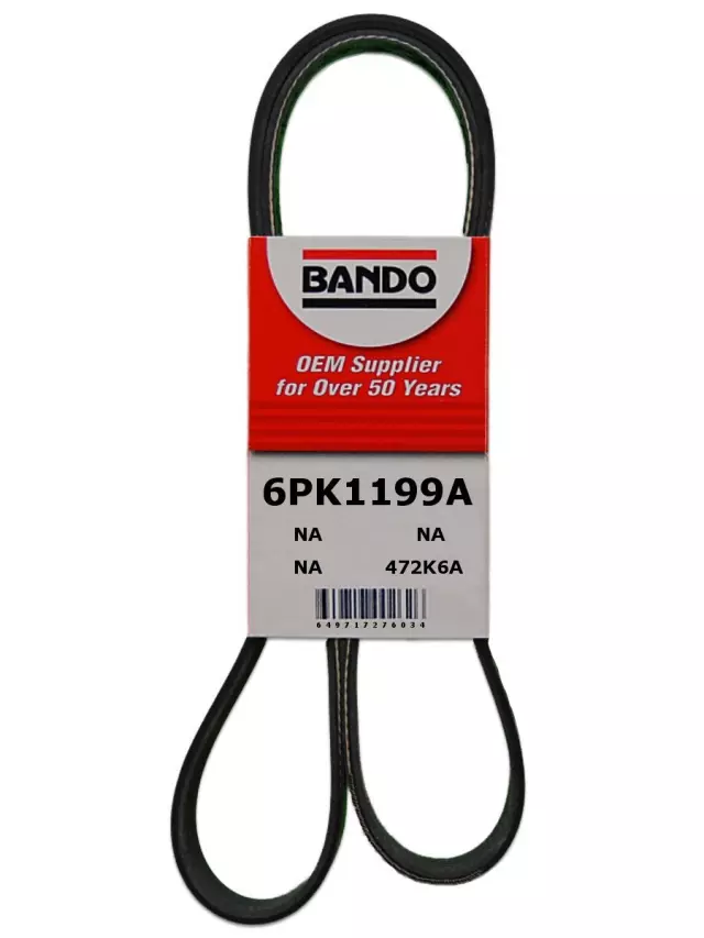 6PK1199A - : Bando USA OEM Quality Aramid Serpentine Belt for Bando Image