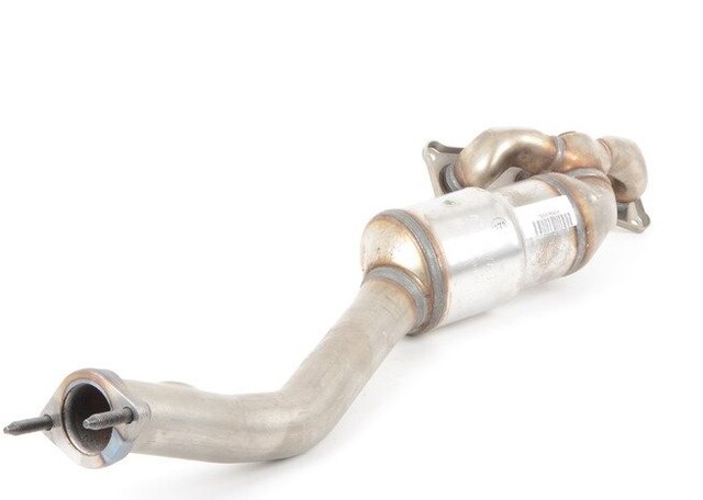 18407558769 - Exhaust: Catalytic Converter With Integrated Exhaust Manifold for BMW Image