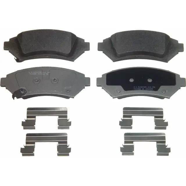 MX818 - : Wagner ThermoQuiet MX818 Front Disc Brake Pad Set Semi-Metallic for WAGNER BRAKE Image