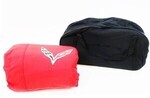 23187877 - : Premium All-Weather Outdoor Car Cover in Red and Black with Z06 Logo for GM Image