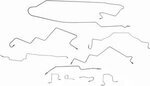 919215 - : Stainless Steel Preformed Brake Line Kit for Dodge: Ram 2500 Image