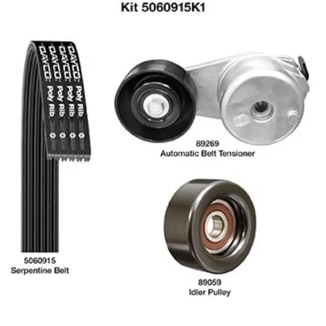 5060915K1 - : Serpentine Belt Drive Component Kit for DAYCO HYDRAULIC Image