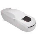 23248243 - : Premium All-Weather Outdoor Car Cover in Very Light Grey with ZL1 Logo for GM Image