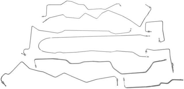 919239 - Brakes &amp; Brake Parts: Stainless Steel Preformed Brake Line Kit for Dorman Image