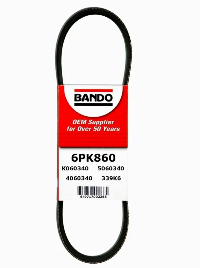 6PK860 - Engines &amp; Components: Bando USA OEM Quality Serpentine Belt for Bando Image