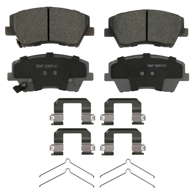 QC1912 - : Wagner ThermoQuiet QC1912 Front Disc Brake Pad Set Ceramic for WAGNER BRAKE Image