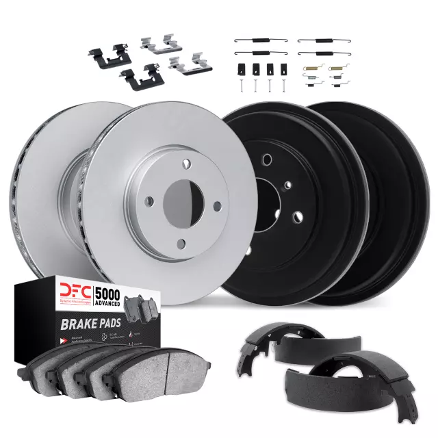 451459081 - : Disc Brake Pad and Rotor / Drum Brake Shoe and Drum Kit for DYNAMIC FRICTION Image