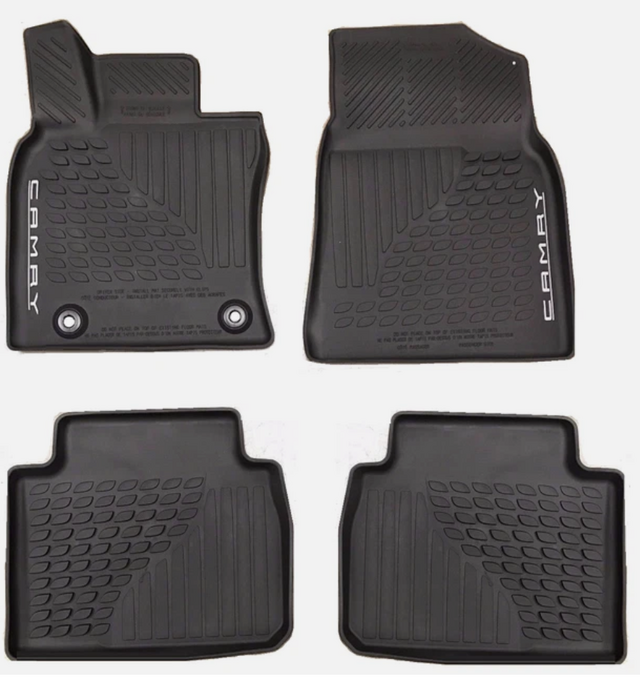 PT9080318020 - : All Weather Floor Mat Set Front and Rear for Toyota Image