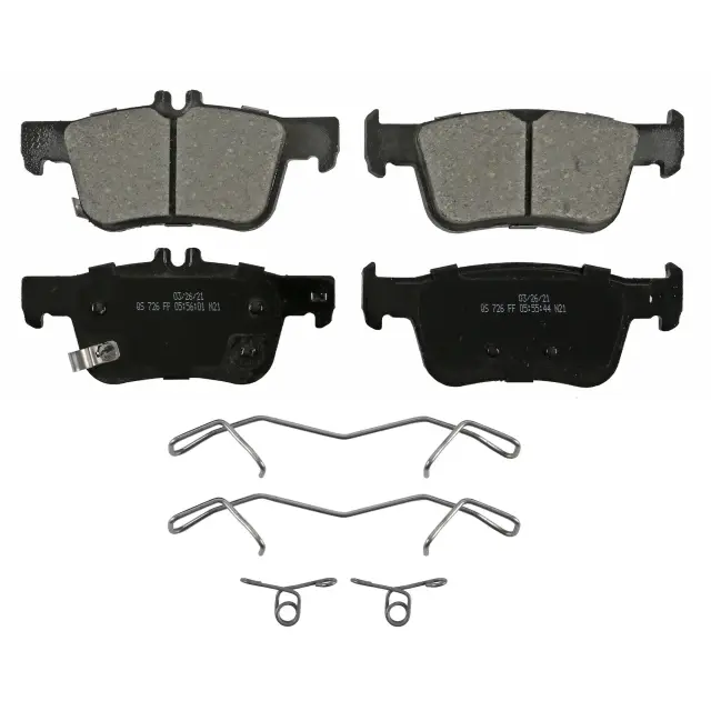 ZD2102 - Brakes &amp; Brake Parts: Wagner QuickStop ZD2102 Rear Disc Brake Pad Set Ceramic for WAGNER BRAKE Image