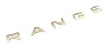 LR088856 - : Hood "RANGE" Nameplate (Atlas Finish) – Premium Exterior Emblem Badge for Land-Rover Image