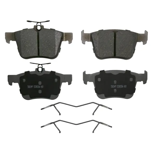 QC1761 - Brakes &amp; Brake Parts: Wagner ThermoQuiet QC1761 Rear Disc Brake Pad Set Ceramic for WAGNER BRAKE Image