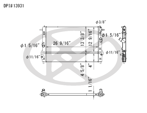 A13931 - : Koyorad Radiator for Koyo Image