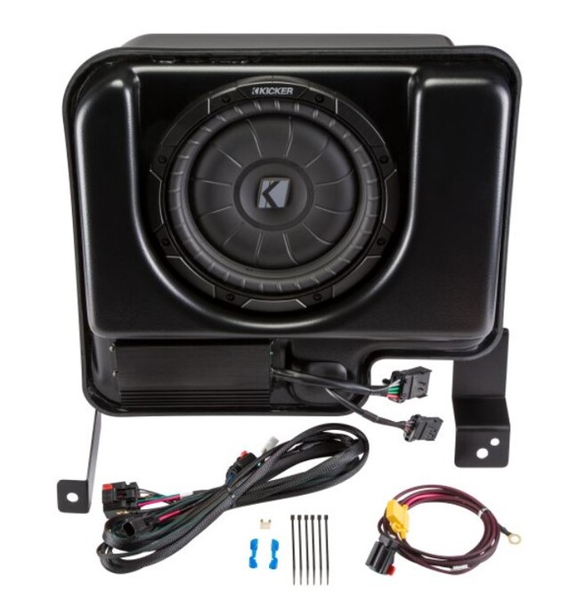 19303117 - Audio/Video: Audio Upgrade, 200\\/400Watt Sub-Woofer &amp; Amp for GM Image