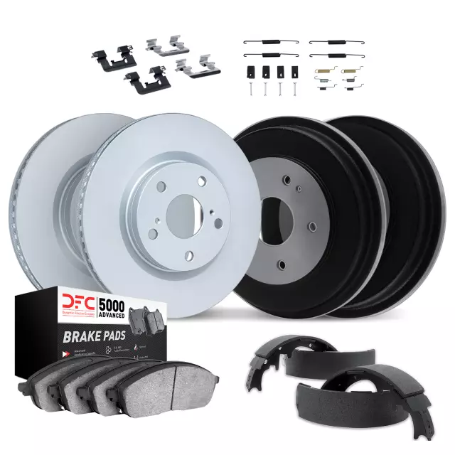451476089 - : Disc Brake Pad and Rotor / Drum Brake Shoe and Drum Kit for DYNAMIC FRICTION Image