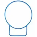 61158 - : Fuel Injection Throttle Body Mounting Gasket for FEL-PRO Image