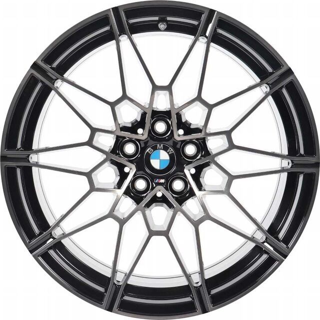 36117882867 - : BMW Style 826M Carbon Ceramic Brake Front 19x9.5 ET20 Wheel Jet Black, Burnished Face for BMW Image