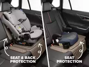 Black  Child Car Seat Protector