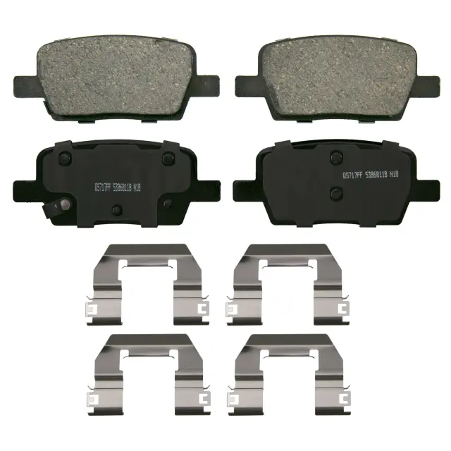 ZD1877 - Brakes &amp; Brake Parts: Wagner QuickStop ZD1877 Rear Disc Brake Pad Set Ceramic for WAGNER BRAKE Image