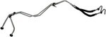 624188 - : Transmission Oil Cooler Pressure And Return Line for Chrysler: 300 | Dodge: Charger, Magnum Image