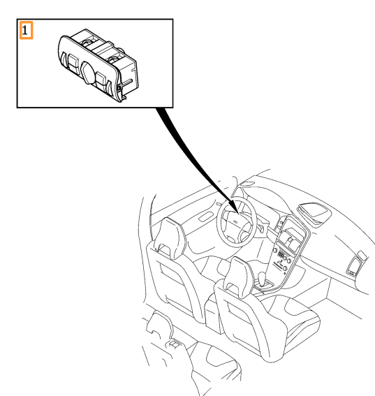31443855 - : Light Switch for Volvo Image