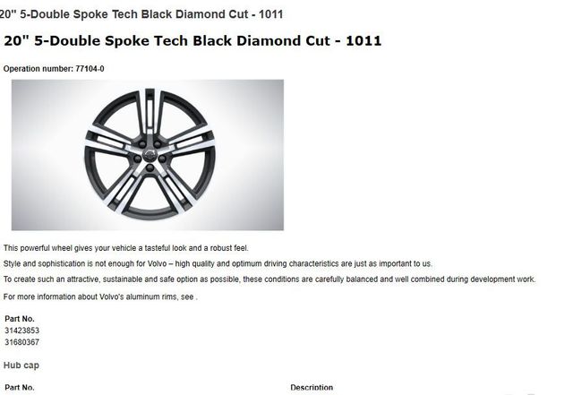 31680367 - Unclassified: Aluminum Rim for Volvo Image