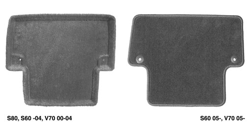 39865987 - Interior: Carpet Floor Mats - Black for Volvo: S60 Image