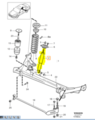 8600274 - Suspension: Suspension Shock Absorber for Volvo: C70, S70, V70 Image