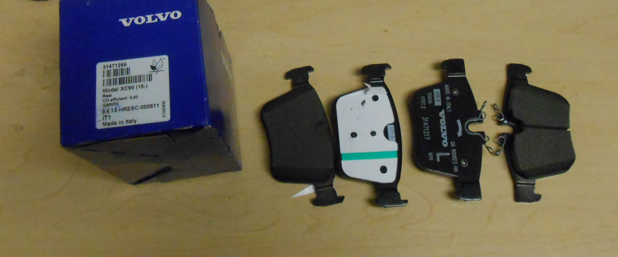 32287447 - : Brake Pad Kit Rear for Volvo: S60, S90, V60, V60 Cross Country, V90, V90 Cross Country, XC60, XC90 Image