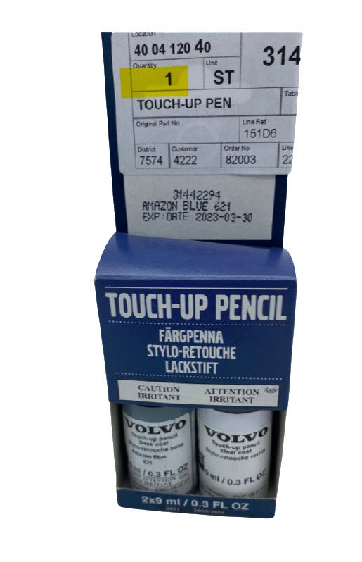 31442294 - : Touch-Up Pen 621 Amazon Blue for Volvo Image