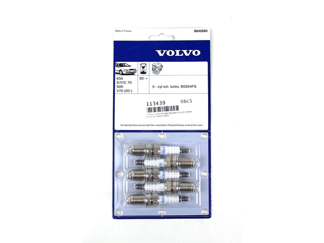 8642660 - : Spark Plug Set for Volvo: S60, S70, V70 Image