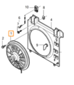9497929 - Cooling System: Fan Blade for Volvo: 850, C70, S70, V70 Image