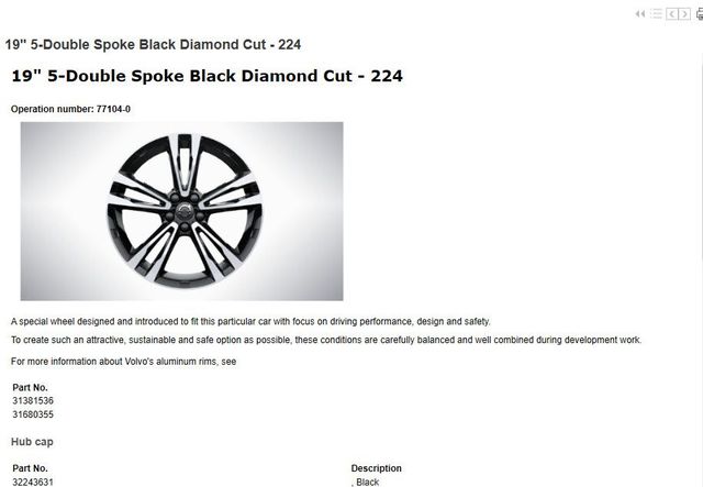 31680355 - Unclassified: Aluminum Rim for Volvo Image