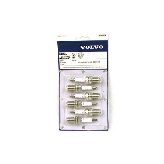 8642661 - : Spark Plug Set for Volvo: 960, S80, S90, V90 Image