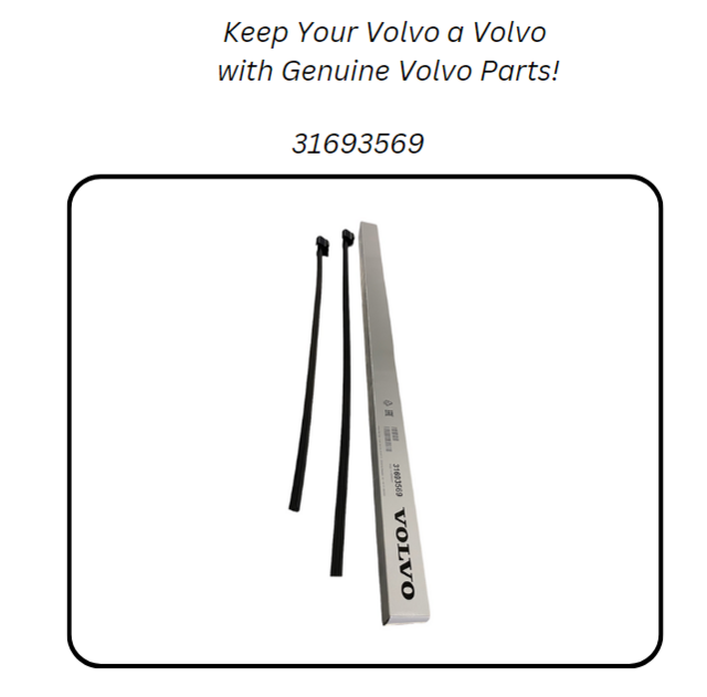 31693569 - Unclassified: S60 V60 V60 CC Front Windshield Wiper Blade Refill Set 31693569 for Volvo: S60, V60, V60 Cross Country Image