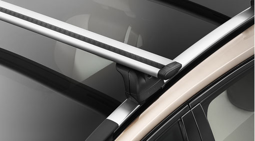 31664413 - Hauling: 2008-2016 Volvo Load Carrier Roof Rack Wing Profile For Rails XC70 XC90 for Volvo: XC70, XC90 Image