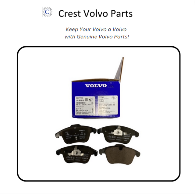 32373179 - : New Genuine Volvo XC90 Front Brake Pad Set 2003-2014 for Volvo: S60, S60 Cross Country, S80, V60, V60 Cross Country, V70, XC70 Image
