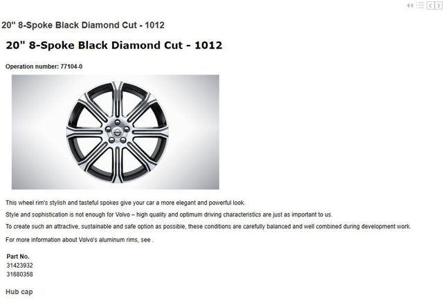 31680358 - Unclassified: Aluminum Rim for Volvo Image