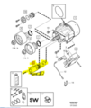 30783079 - Universals &amp; Rear Axle: Oil Pump for Volvo: S80, XC70, XC90 Image