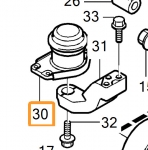30630605 - Engine: Mount for Volvo: S40, V40 Image