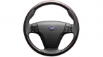 30741539 - Steering: Wood Steering Wheel - Polished finish for Volvo: C30, C70, S40, V50 Image
