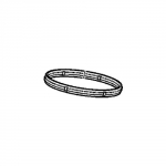 31370167 - : Fuel Injection Throttle Body Mounting Gasket for Volvo: S60, S60 Cross Country, S80, S90, V60, V60 Cross Country, V90, V90 Cross Country, XC40, XC60, XC70, XC90 Image