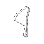 31401332 - Engine: Timing Belt for Volvo: S60, S60 Cross Country, S80, S90, V60, V60 Cross Country, V90, V90 Cross Country, XC40, XC60, XC70, XC90 Image