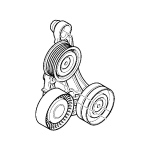 31686792 - : Upper Bracket for Volvo: S60, S90, V60, V60 Cross Country, V90, V90 Cross Country, XC60, XC90 Image