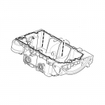 31480325 - : Oil Pan for Volvo: S60, S60 Cross Country, S80, S90, V60, V60 Cross Country, V90 Cross Country, XC60, XC70, XC90 Image