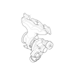 36012658 - : Turbocharger for Volvo: S60, S90, V60, V60 Cross Country, V90, V90 Cross Country, XC60, XC90 Image